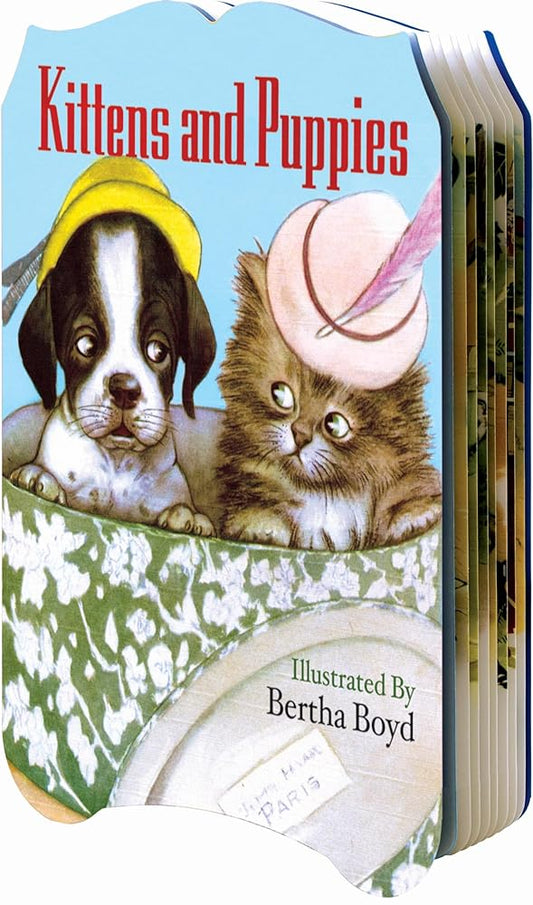 Kittens and Puppies Shape Book (Children's Die-Cut Shape Book) cover image