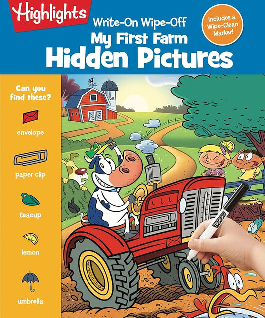 Write-On Wipe-Off My First Farm Hidden Pictures (Write-On Wipe-Off My First Activity Books) cover image