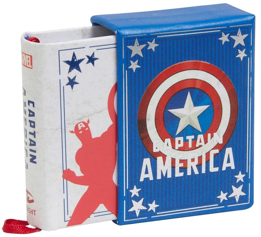 Marvel Comics: Captain America (Tiny Book): Inspirational Quotes From the First Avenger (Fits in the Palm of Your Hand, Stocking Stuffer, Novelty Geek Gift) cover image