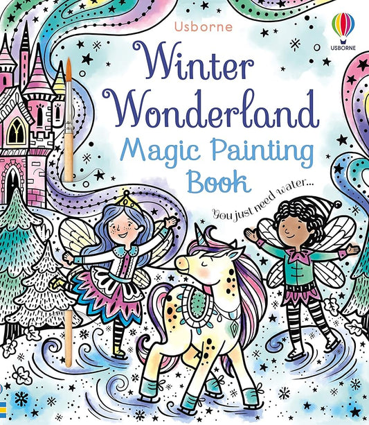 Winter Wonderland Magic Painting Book: A Winter and Holiday Book for Kids (Magic Painting Books) cover image