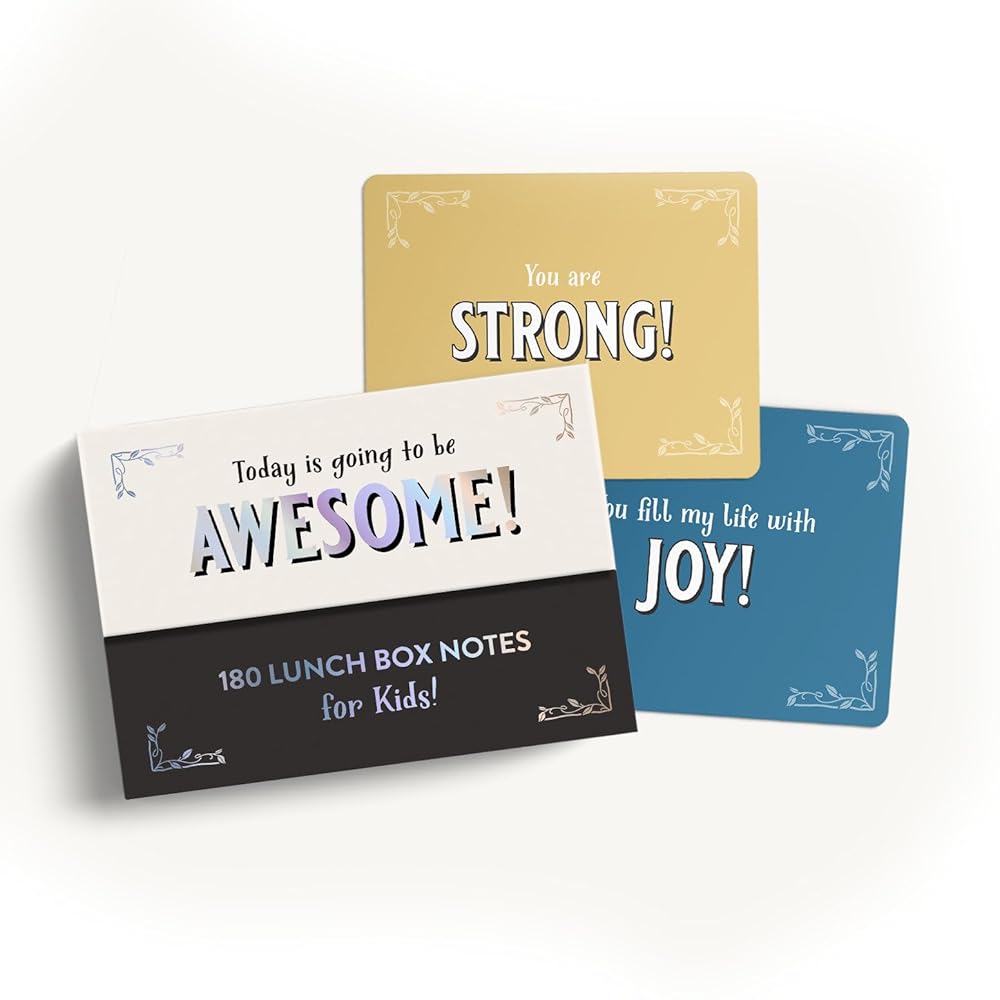 Message Box Note Lunch Box Notes for Kids: Short and Sweet Inspirational Messages to Sh ...
