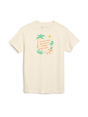 Emily Henry: On Vacation You Can Be Anyone Unisex T-Shirt