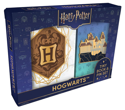 Harry Potter: Hogwarts Tiny Book and Pin Set cover image