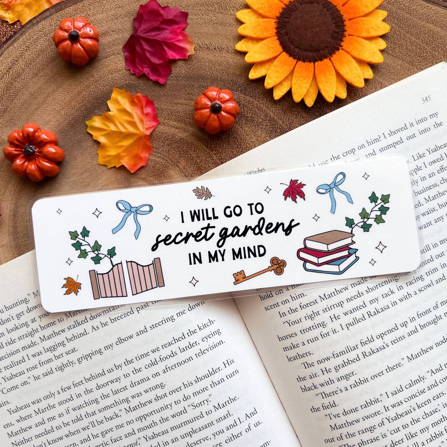 Secret Gardens Bookmark: No Tassel