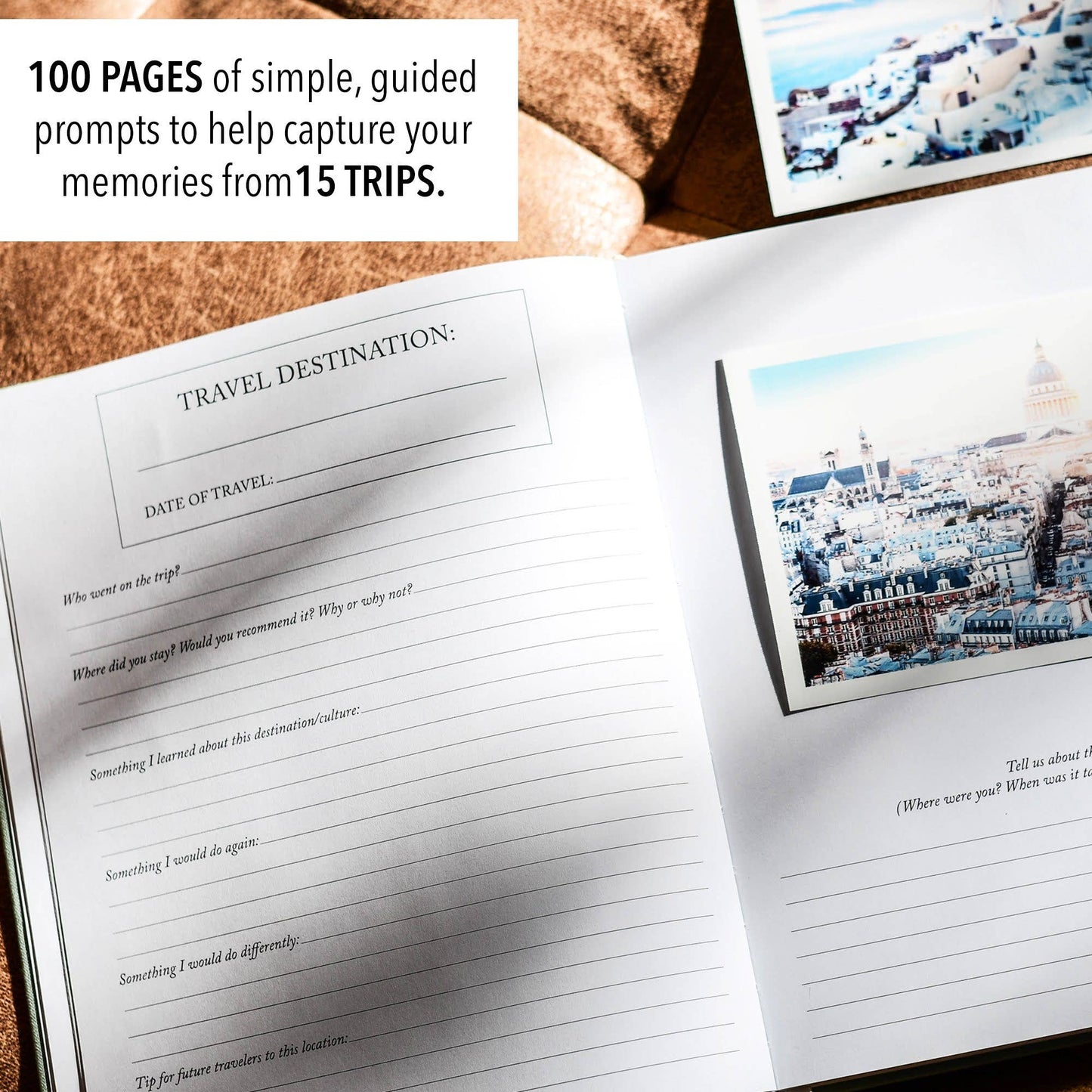 Travel Journal | Adventure Keepsake | Trip Adventure Book: Sand