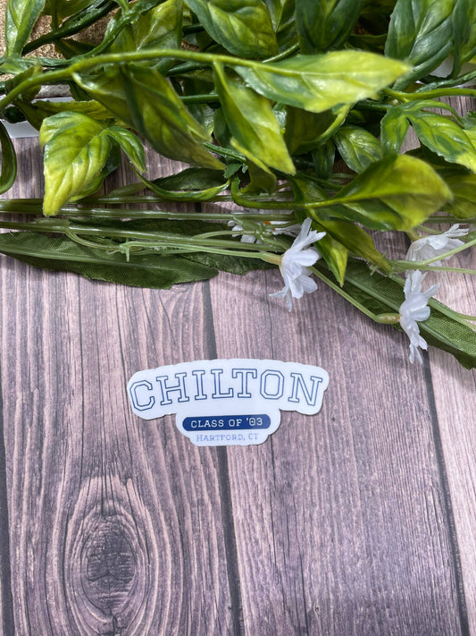 Chilton, Class of '03: Gilmore Girls-Themed Sticker/Magnet: Sticker