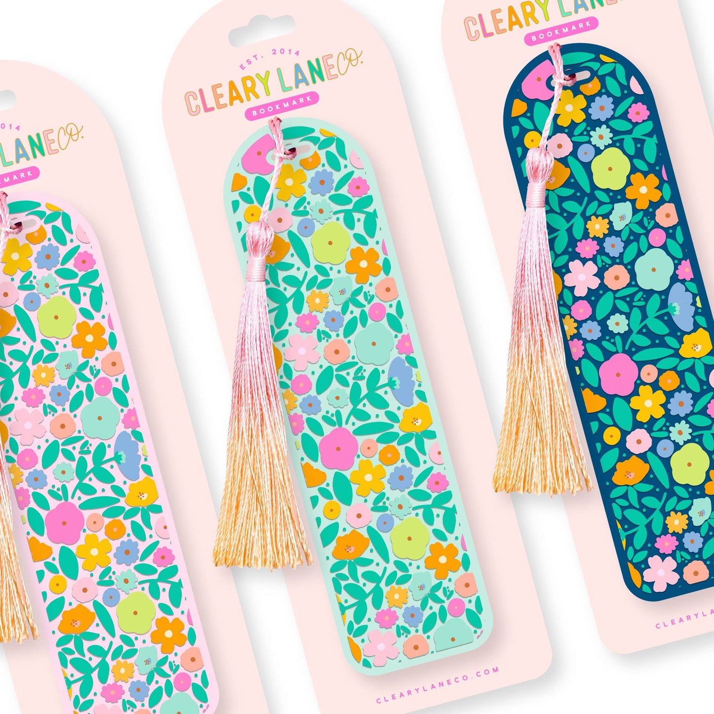 Acrylic Bookmark with Tassel | Choose your design: Bubblegum / I Love Books Rainbow