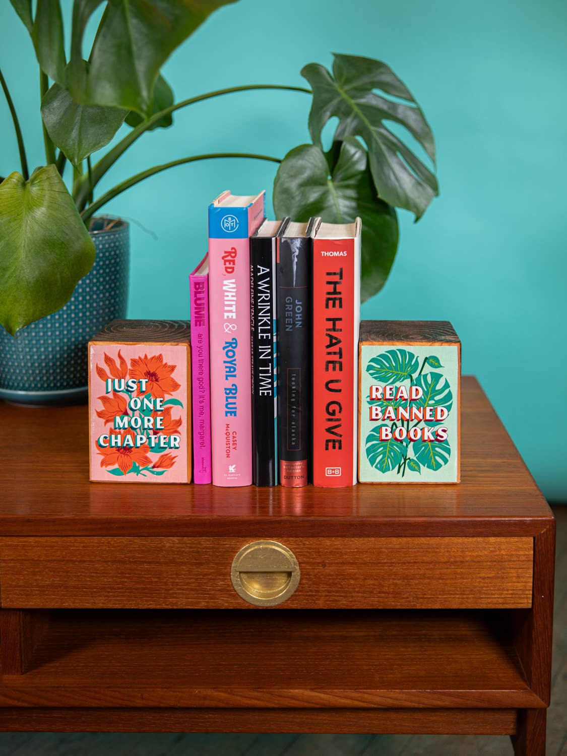 Bookish Sayings bookends (sold individually): The Book Was Better