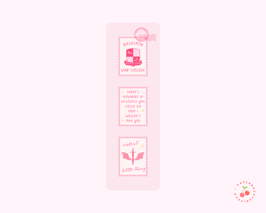 Fourth Wing Stamps - Bookmarks