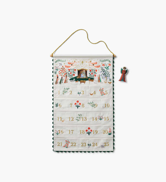 Hanging Nativity Advent calendar