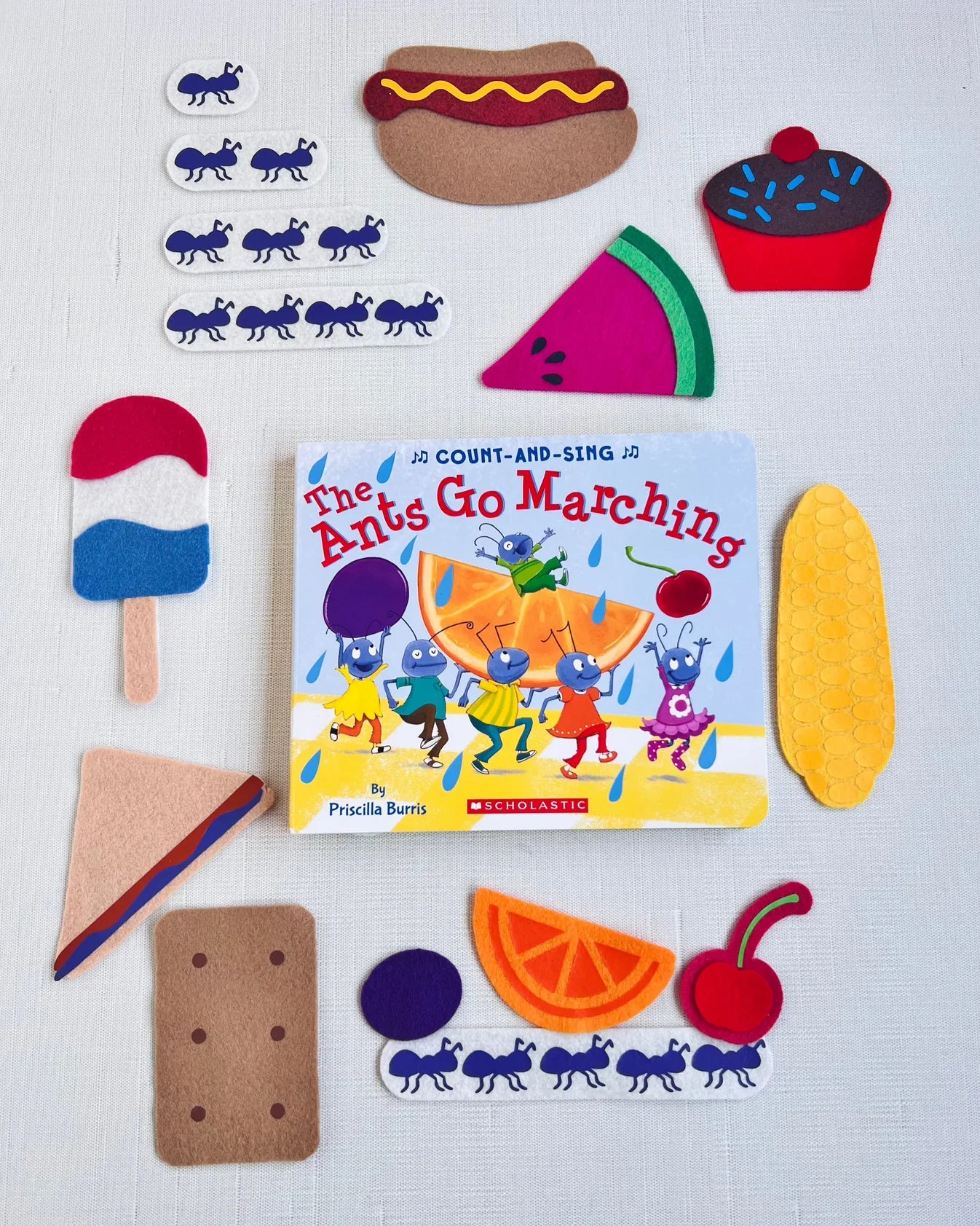 The Ants Go Marching - Felt Set