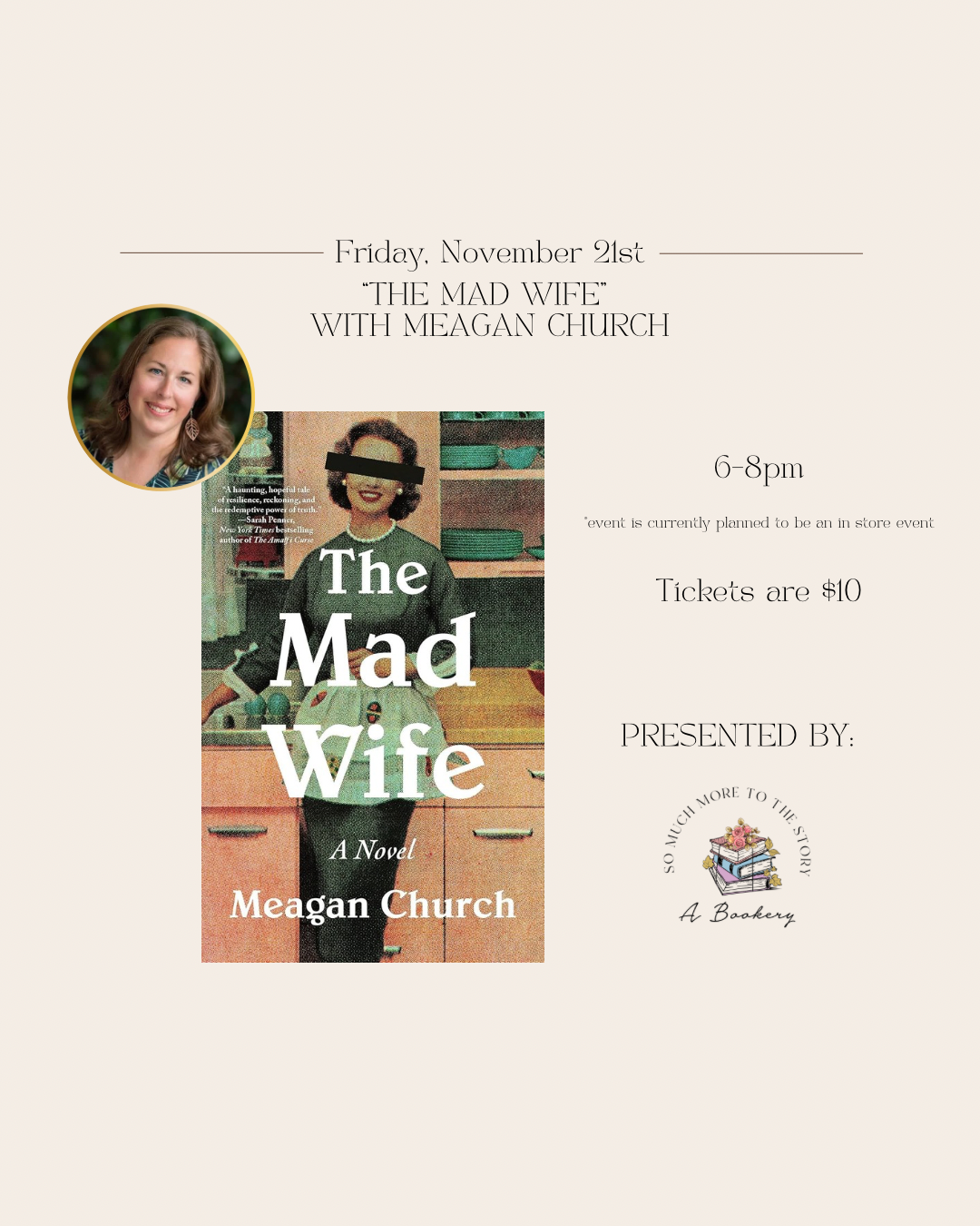 Author Event with Meagan Church