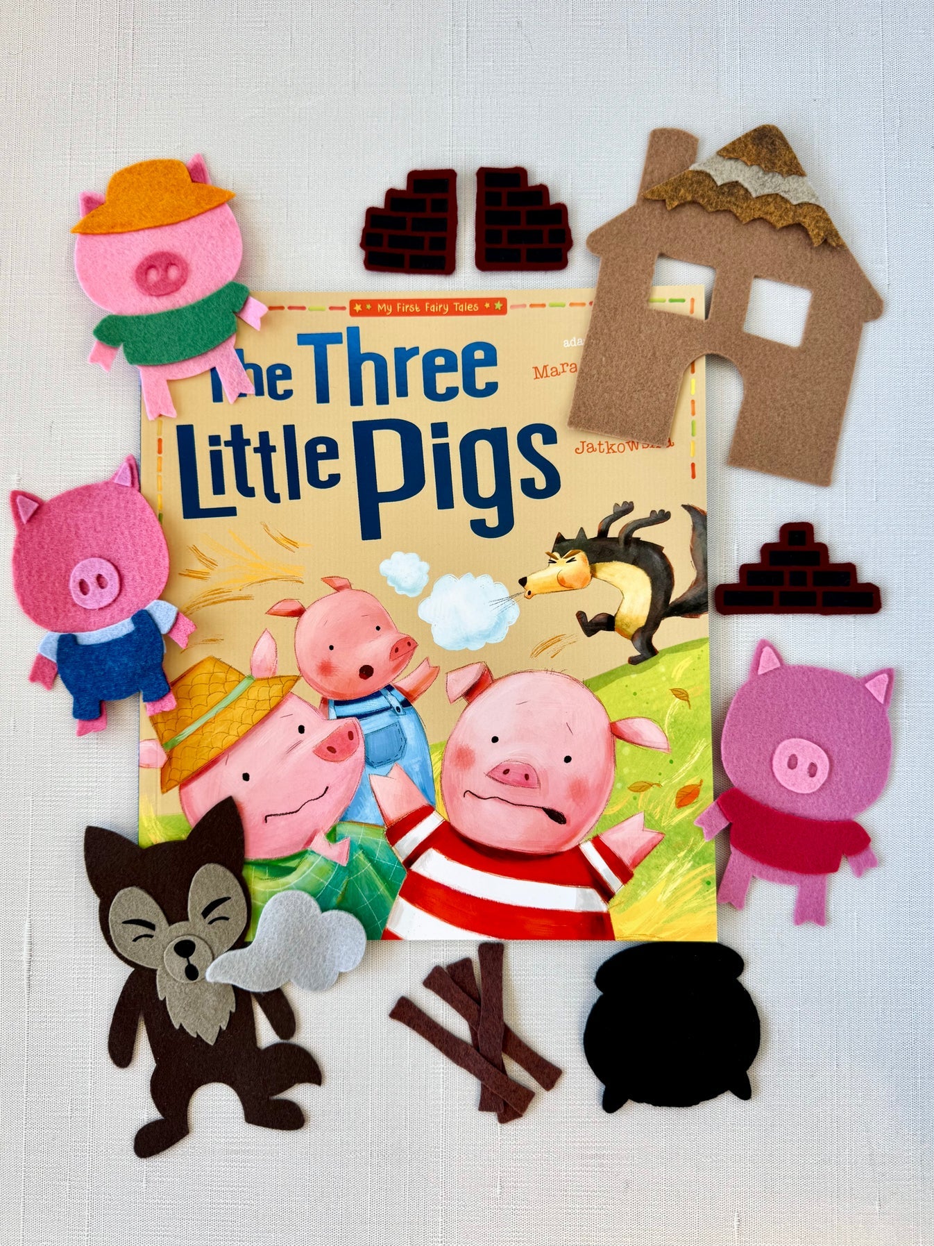 The Three Little Pigs - Felt Set