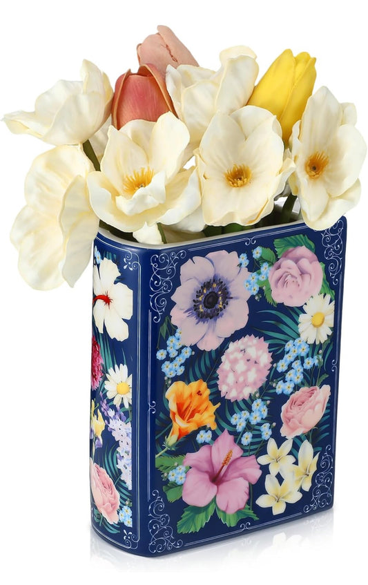 Book Vase - Floral