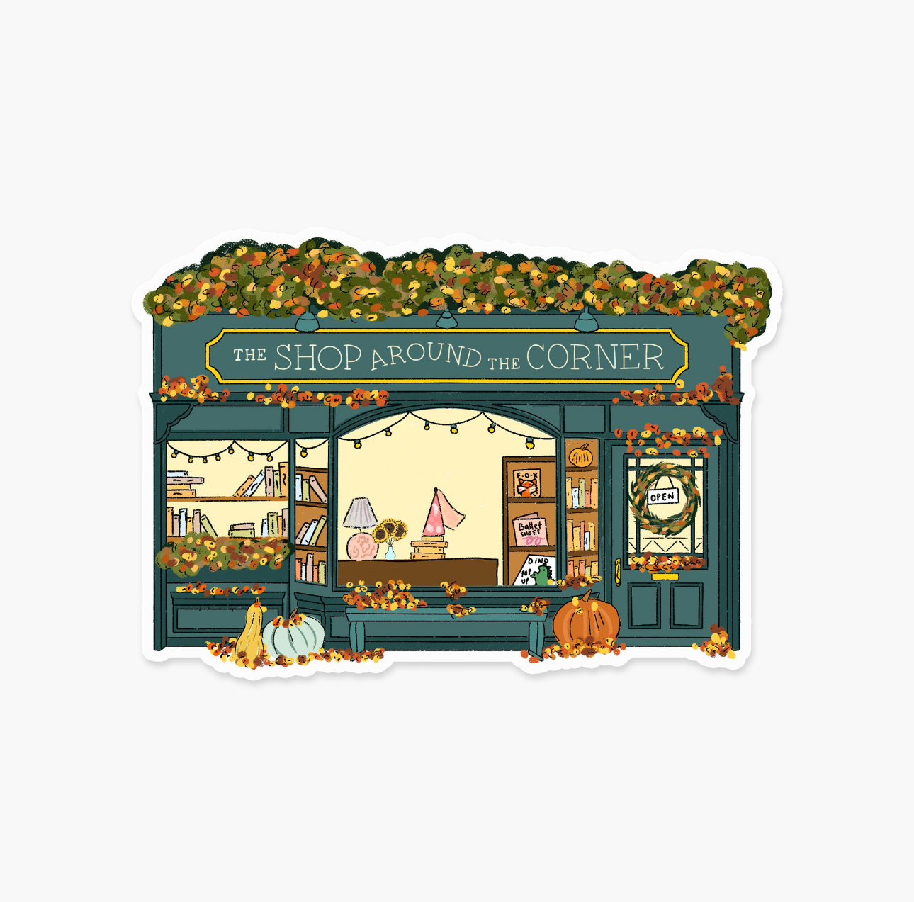 Store - Shop Around The Corner Sticker