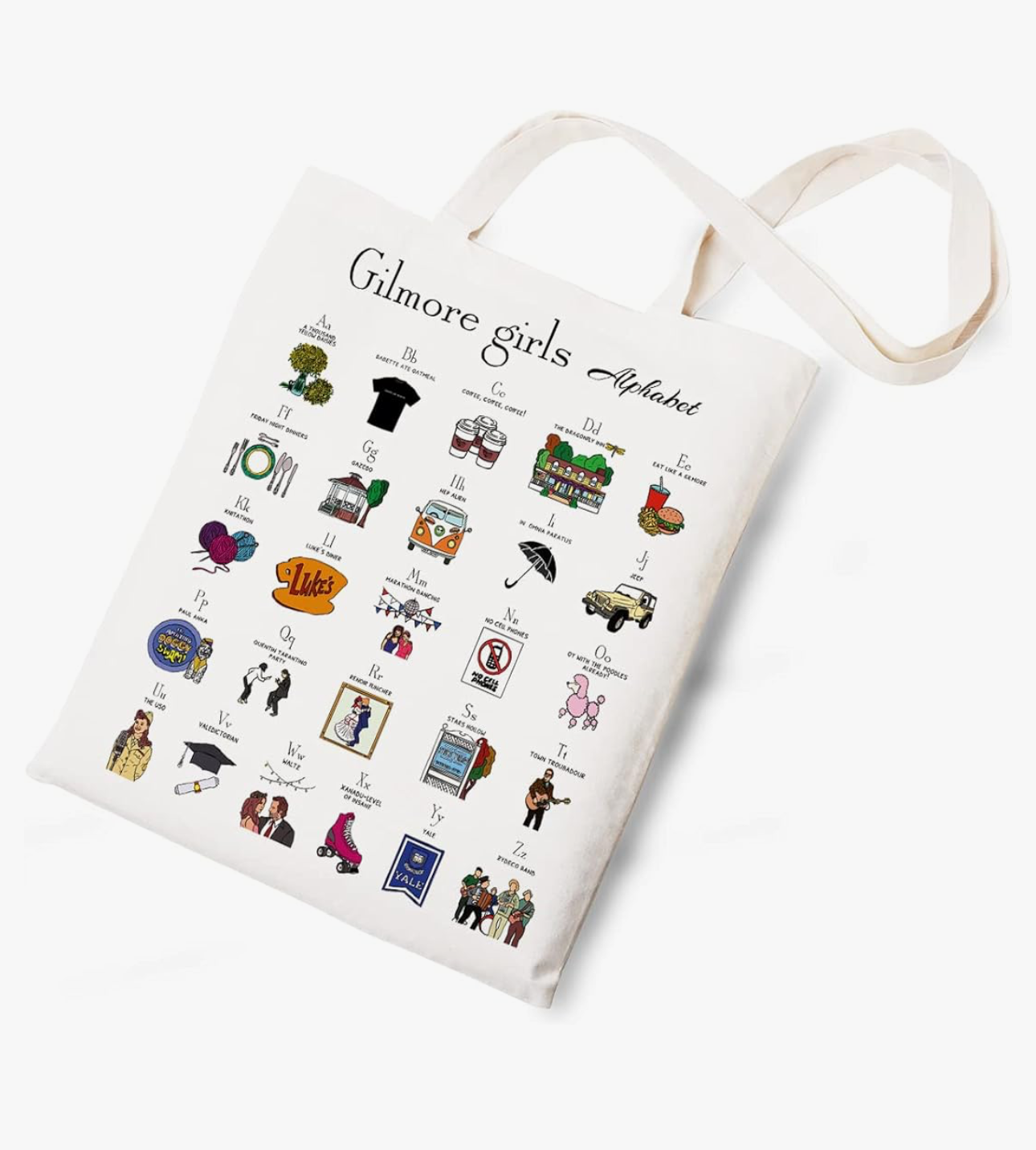 Stars Hollow Alphabet Tote