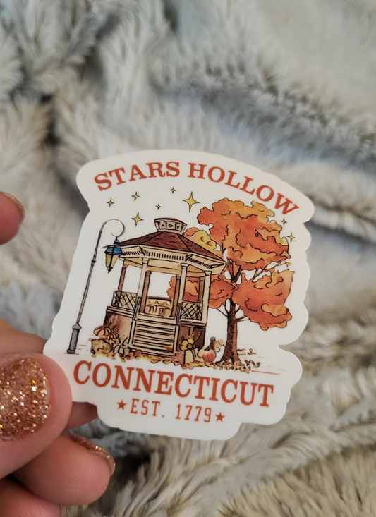 Stars Hollow Connecticut Sticker