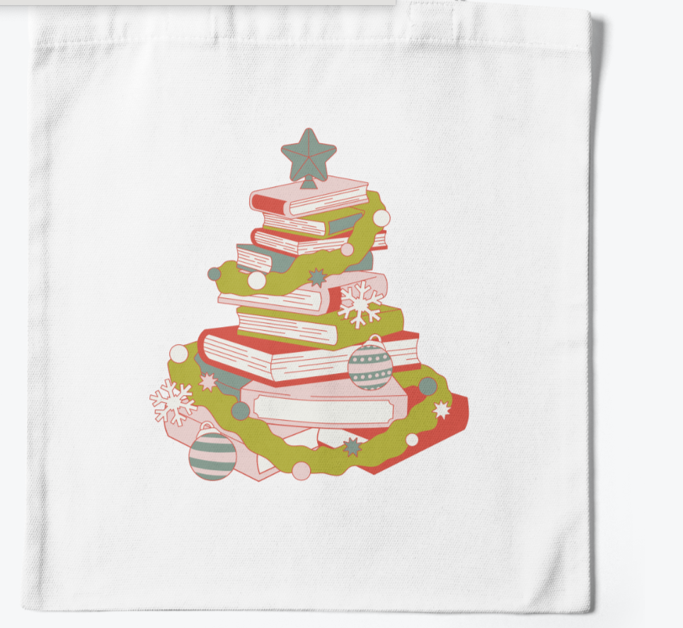 Bookmas Tree Tote