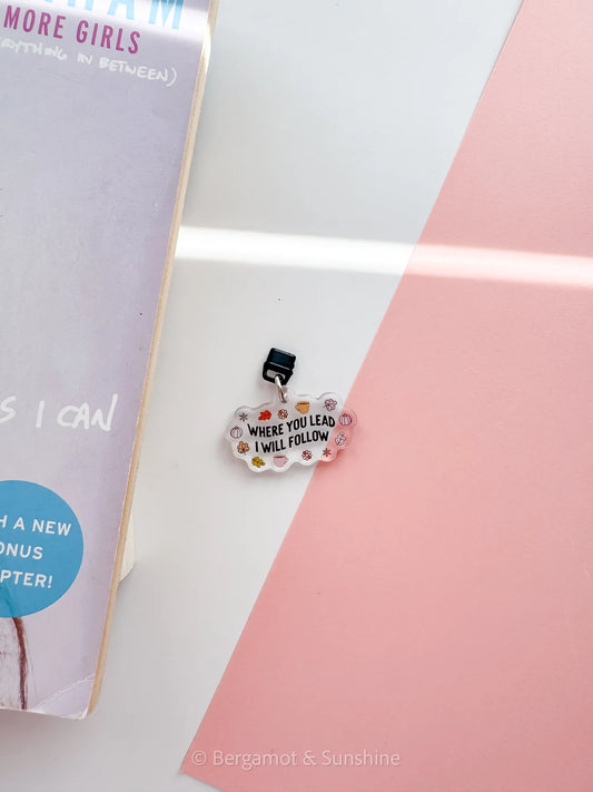 Where You Lead - Kindle Dust Plug Charm