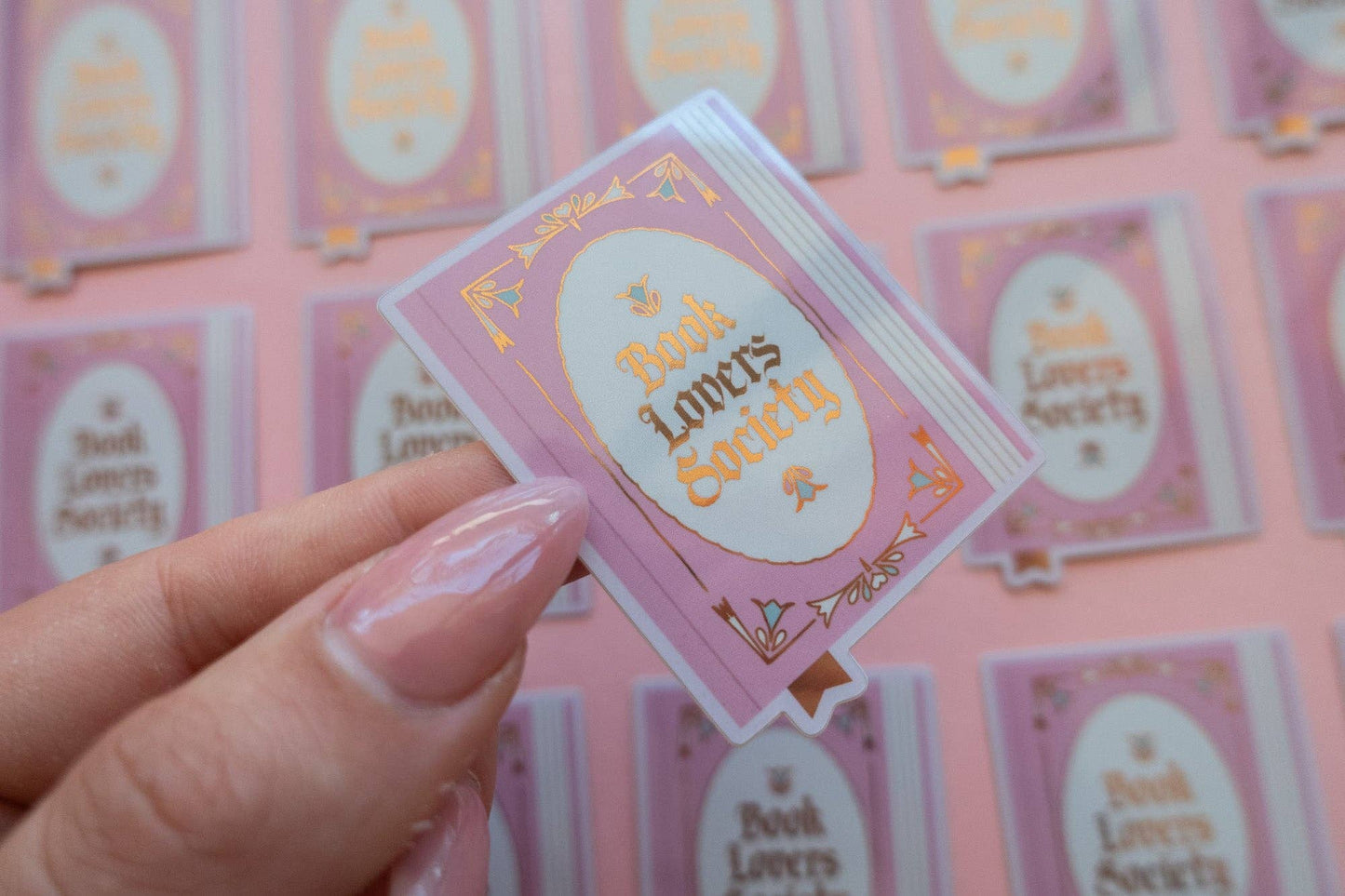 Book Lover Society Sticker [with gold foil]