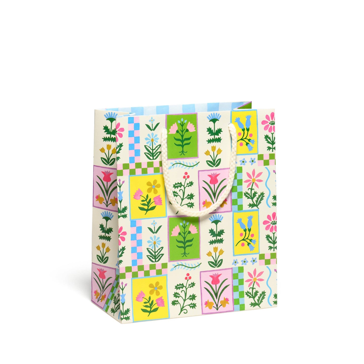 Retro Flower gift bags: Small