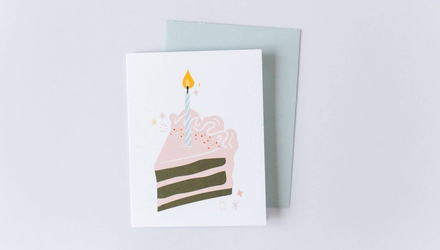 Birthday Cake Greeting Card