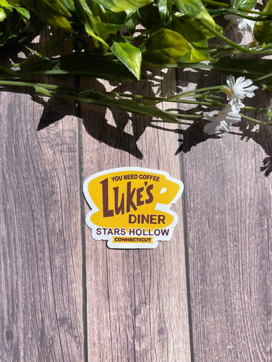 Luke's Diner: Gilmore Girls Sticker