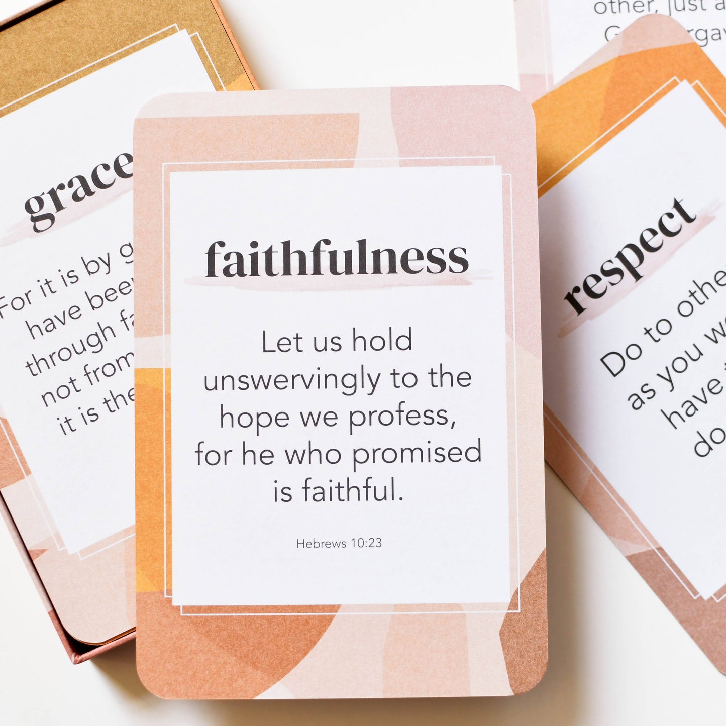 Childhood Prayer Cards | Bible Verse Cards | Gift for Moms