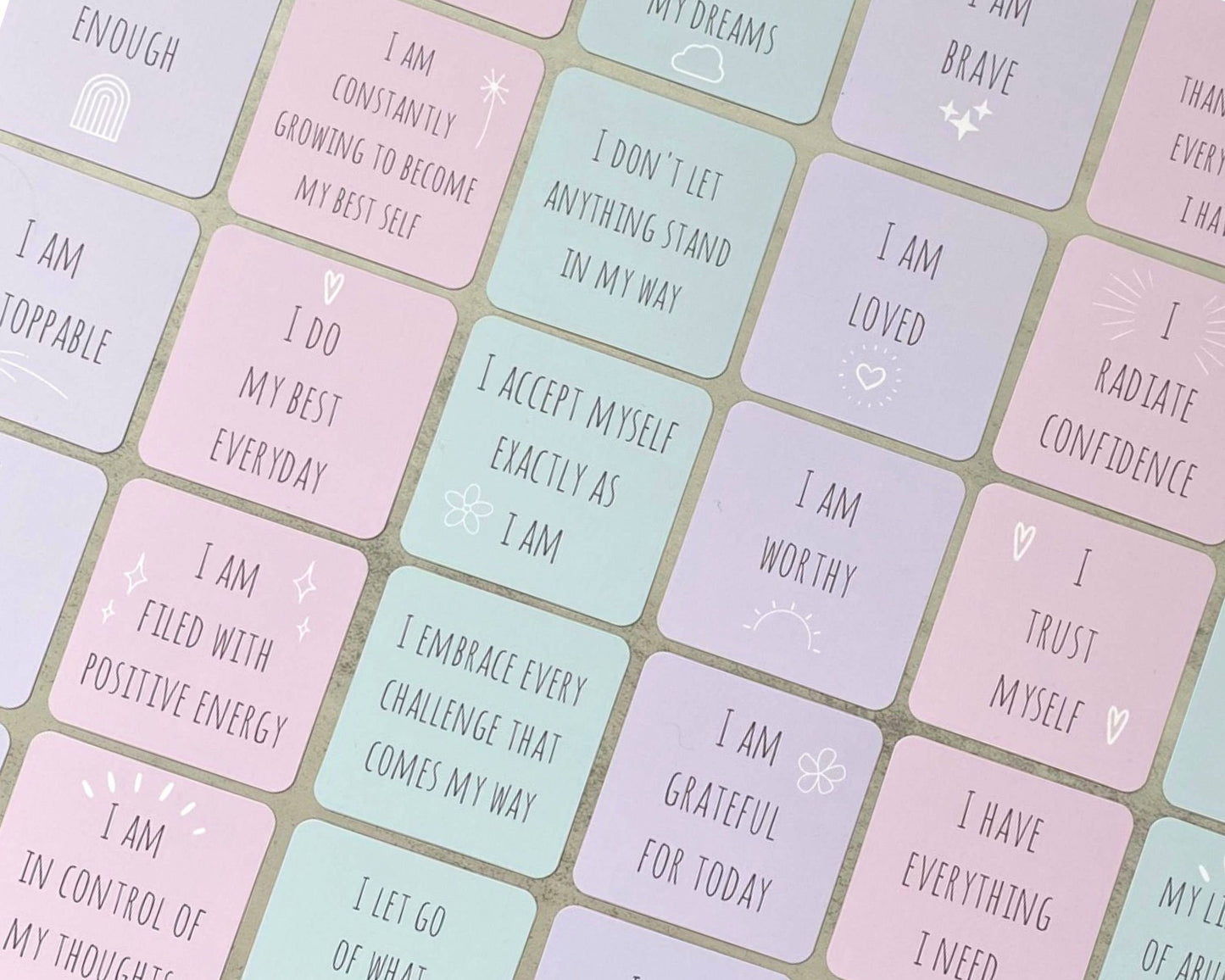 Positive Affirmation Cards, Daily Affirmations