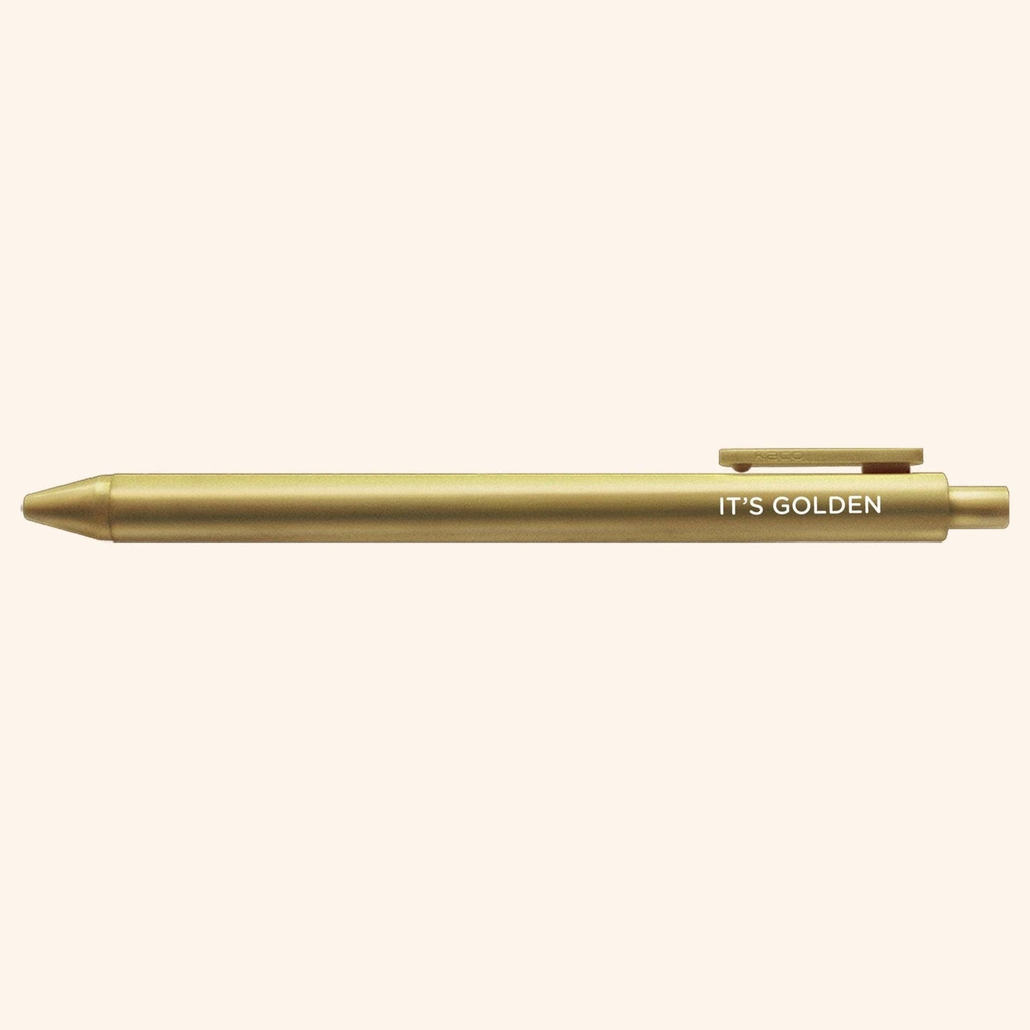 It's Golden jotter gel pen