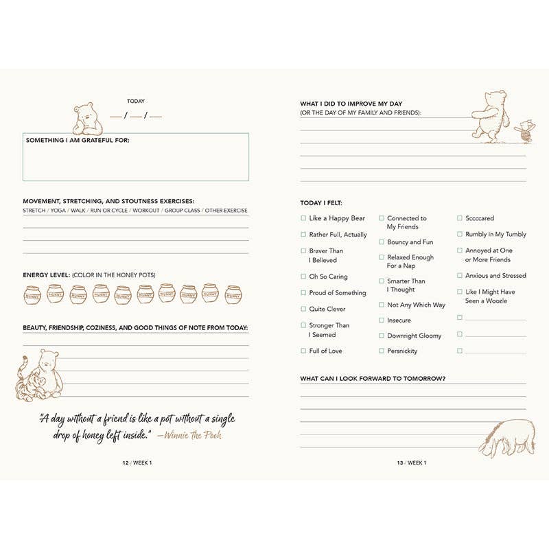 The Wisdom of Pooh: A Disney Winnie the Pooh Gratitude Journal