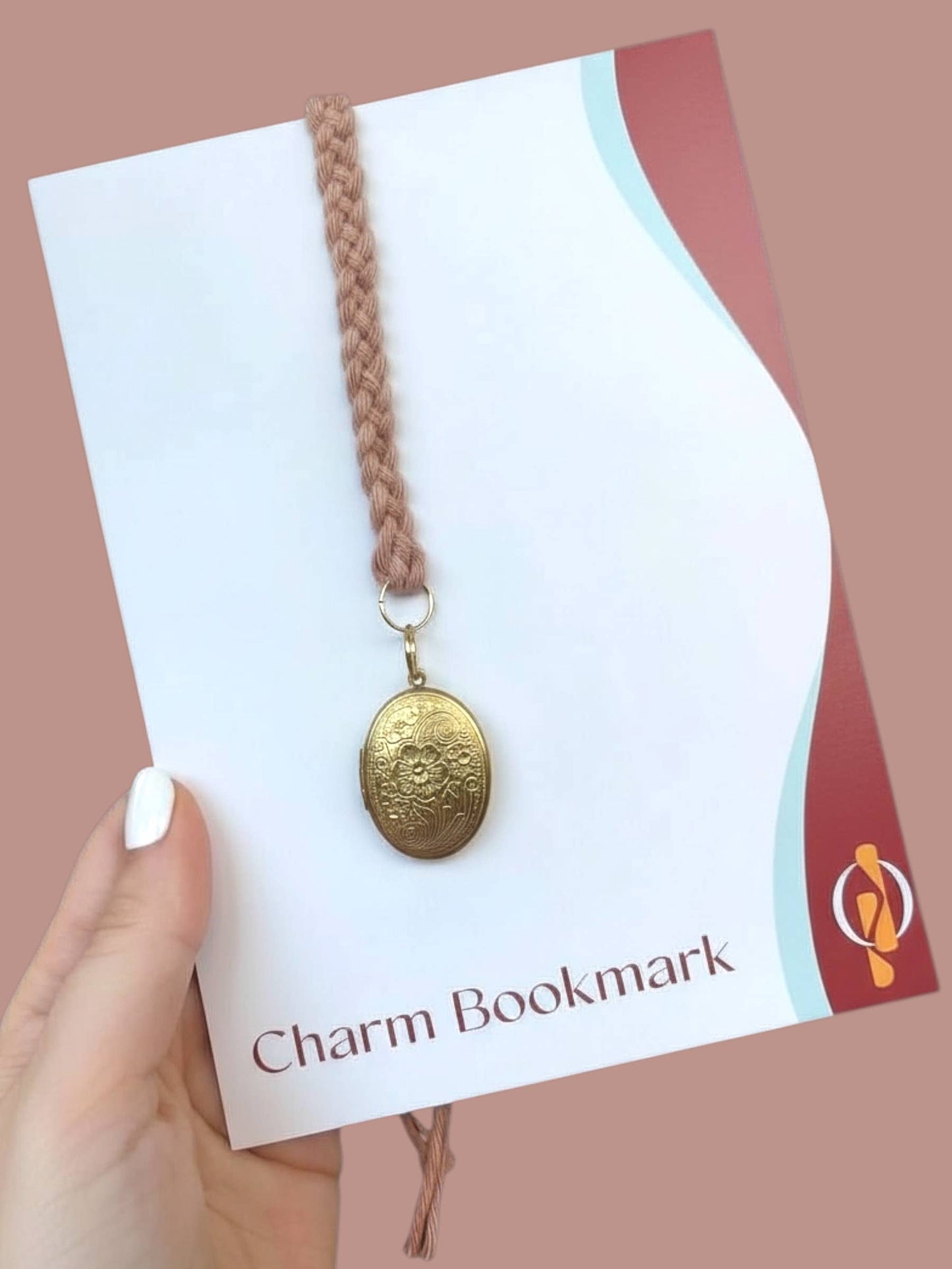 Functional Locket Bookmarks Blush