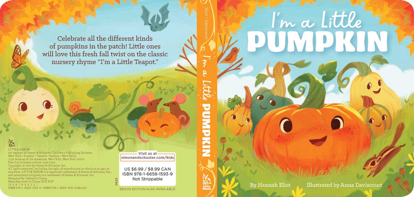 I'm a Little Pumpkin by Hannah Eliot: Board Books;