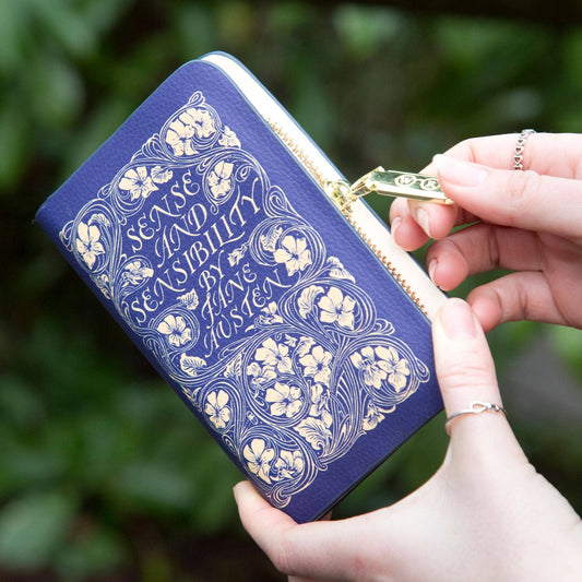 Sense and Sensibility Book Zip Around Wallet