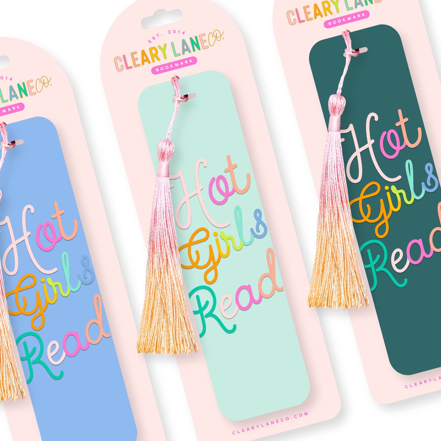 Acrylic Bookmark with Tassel | Hot Girls Read: Spearmint