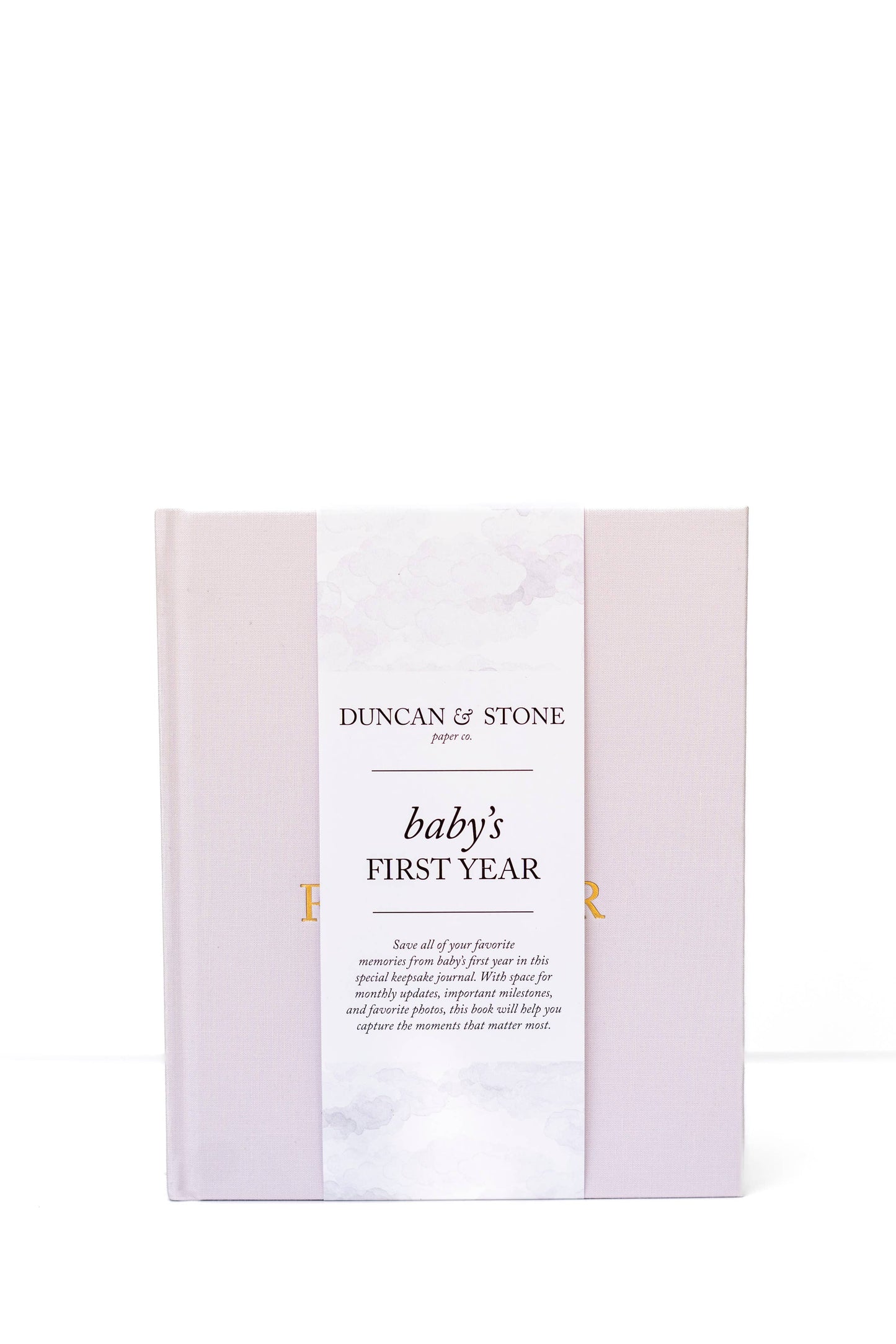 Baby's First Year Memory Book & Photo Album | Mother's Day: Cream