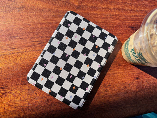 Magnetic Removable Cover & Stand - Checkered Kindle Case: PPW 12th Gen / Just the Cover