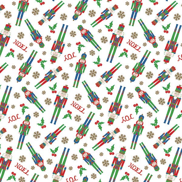 Christmas Print Bulk Tissue Paper: Christmas Bows / 120 Pack
