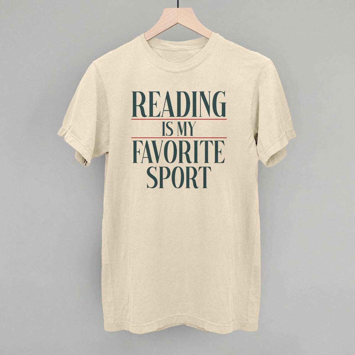 Reading Is My Favorite Sport: Oatmeal / XL / Sweatshirt