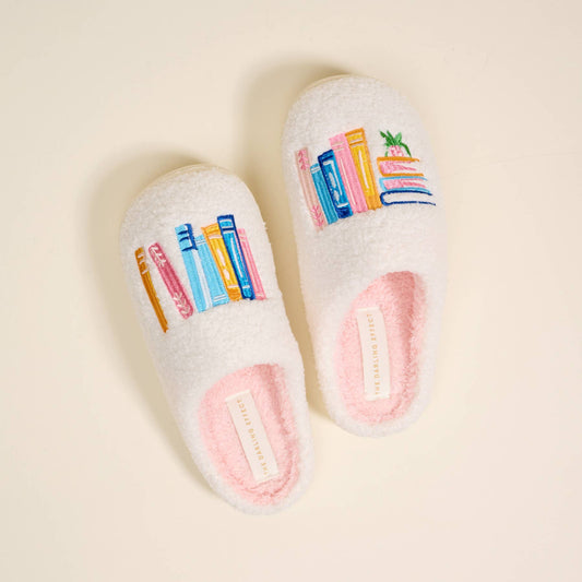 Fuzzy Slippers–Book Nook: M/L
