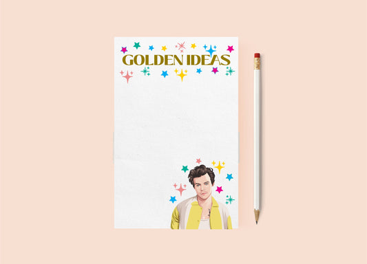 Golden Idea Notepad