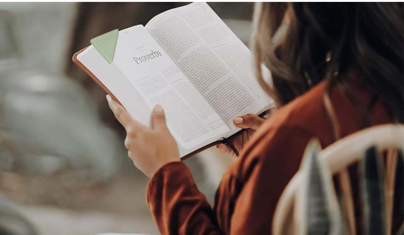 Leather Corner Bookmark