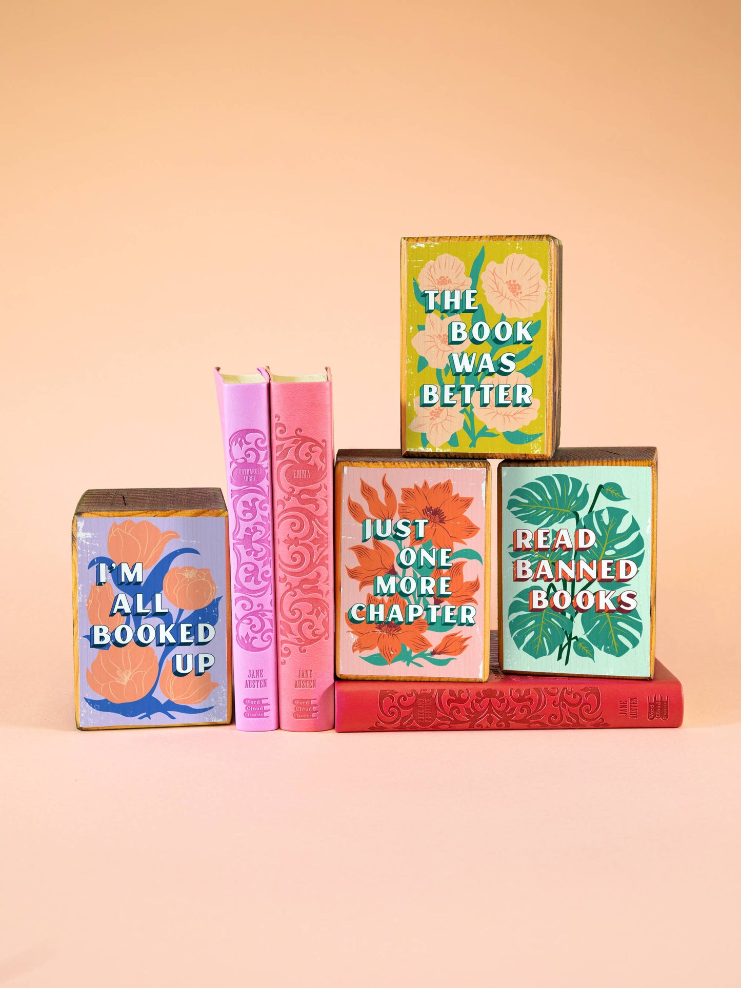 Bookish Sayings bookends (sold individually): The Book Was Better
