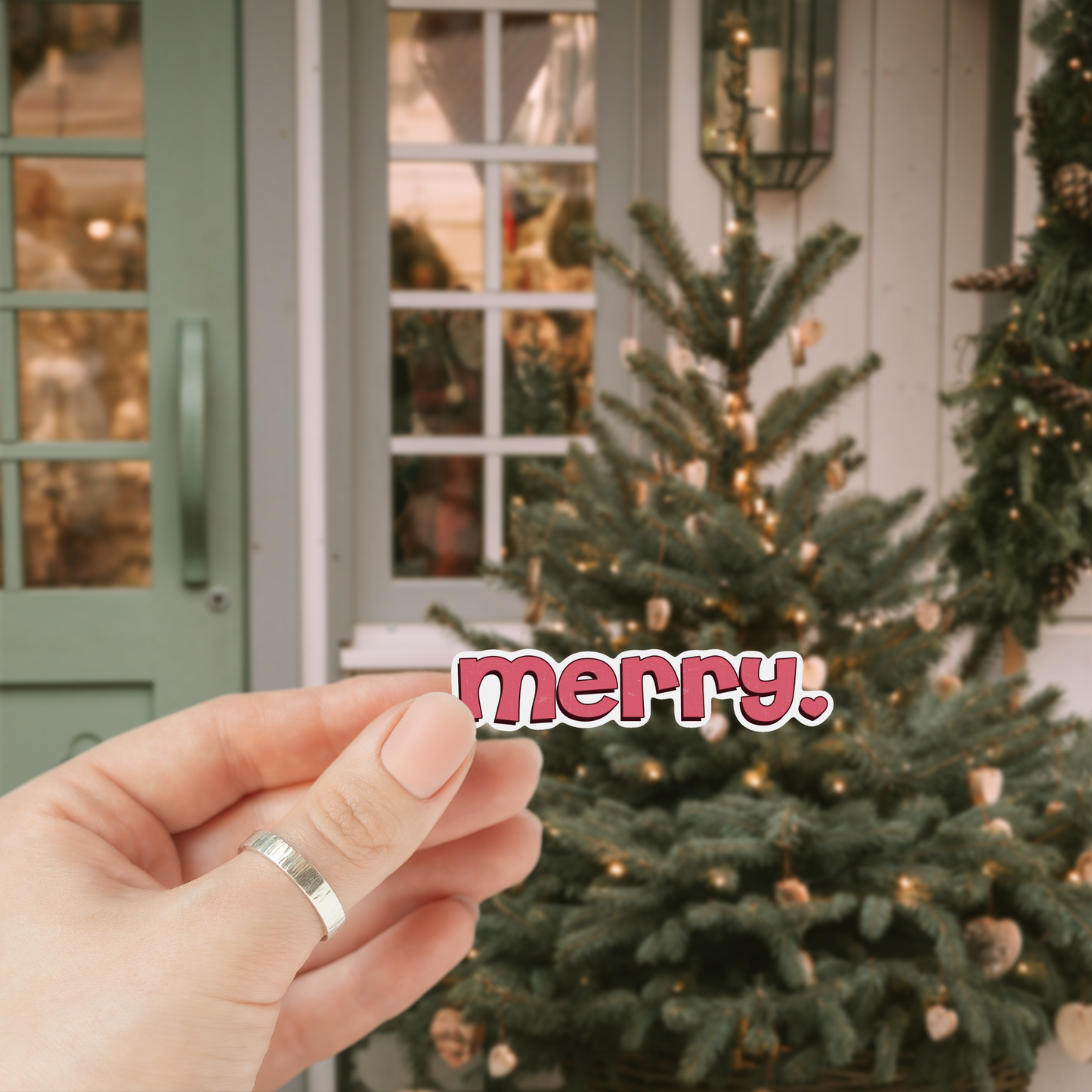 Merry Sticker