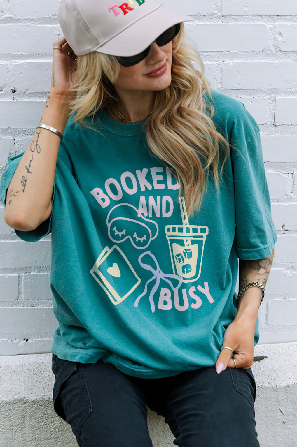 Booked And Busy Tee: X-Large