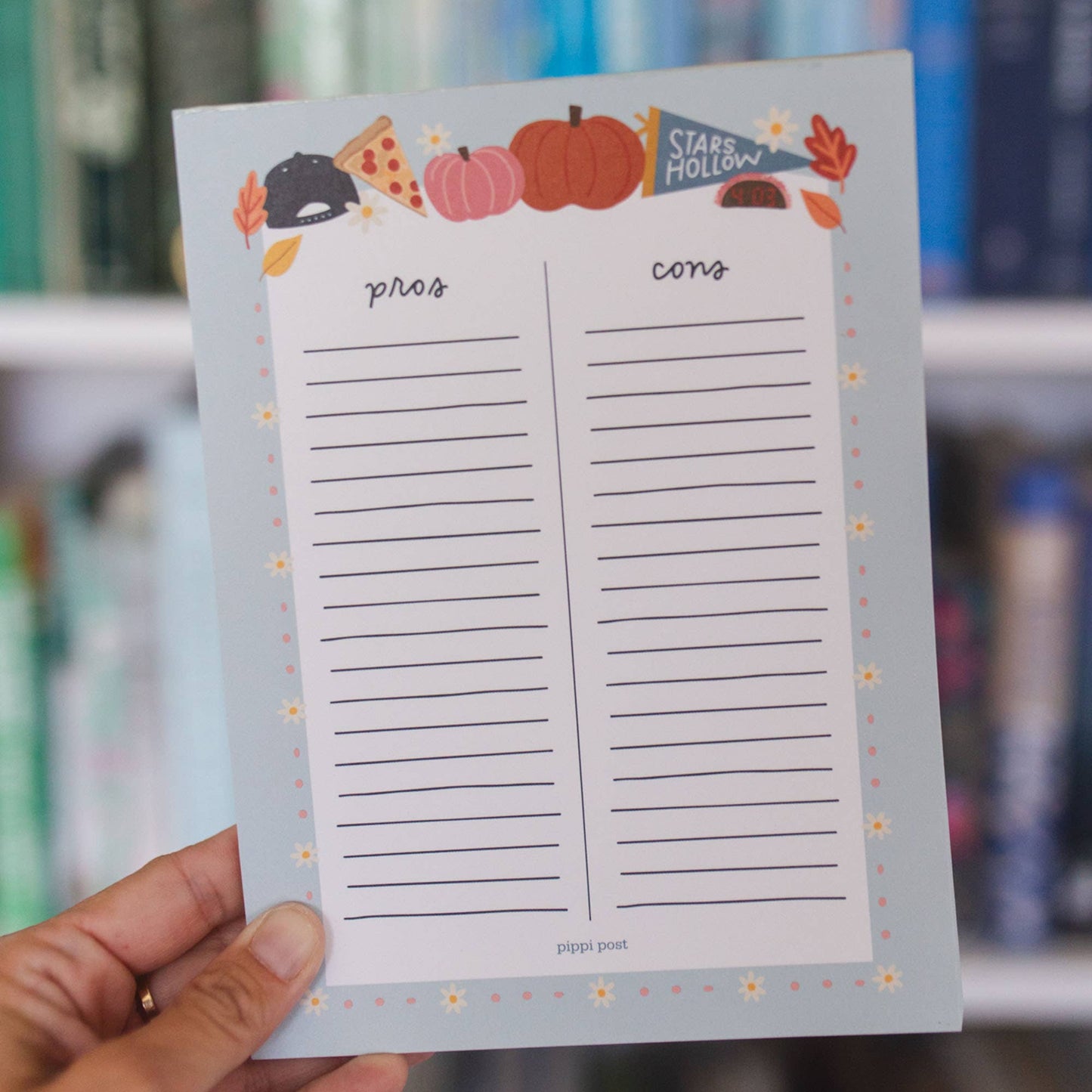 Pros & Cons Stars Hollow 6x8 Notepad