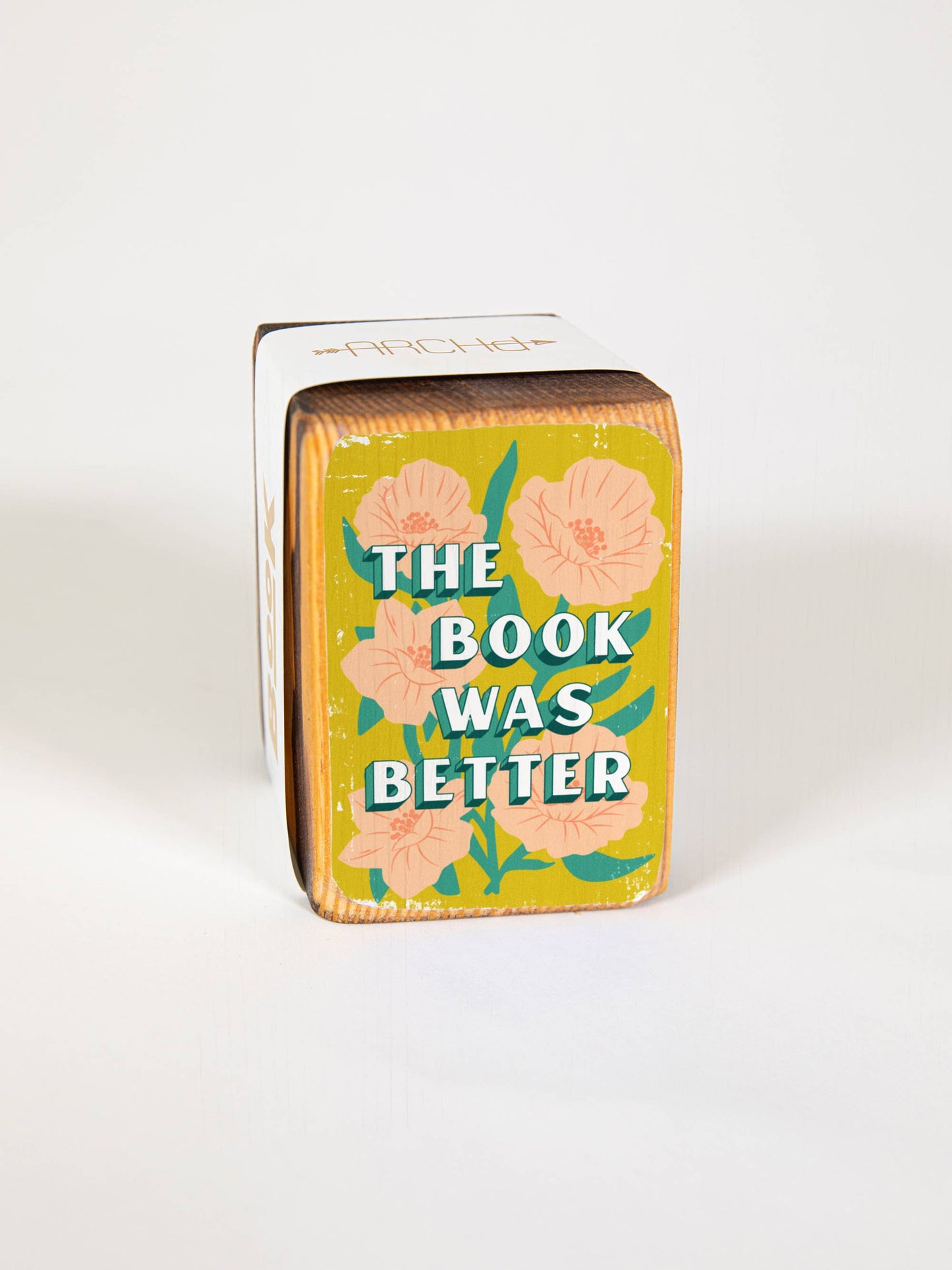 Bookish Sayings bookends (sold individually): The Book Was Better