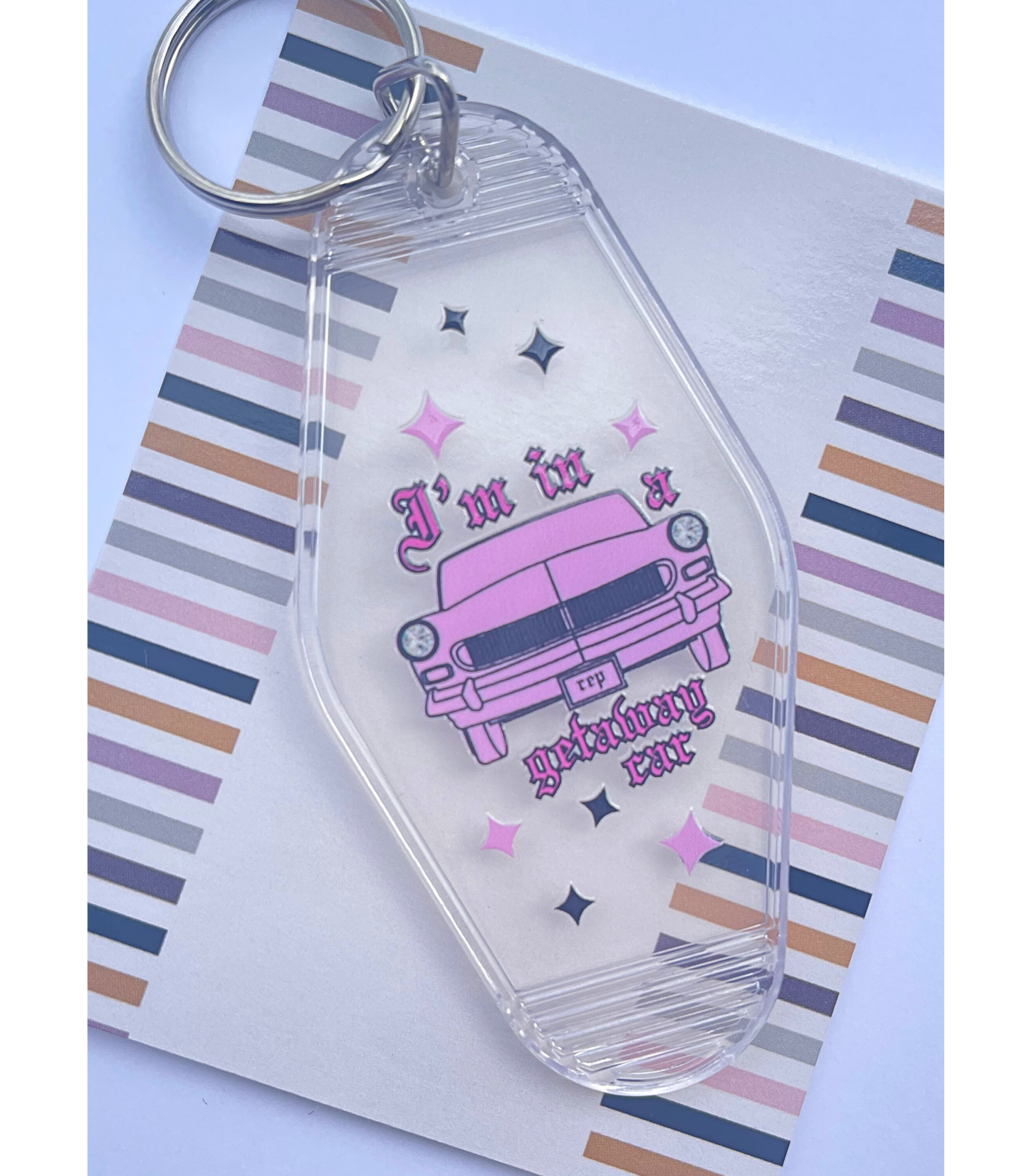 Taylor Swift Inspired Getaway Car keychain