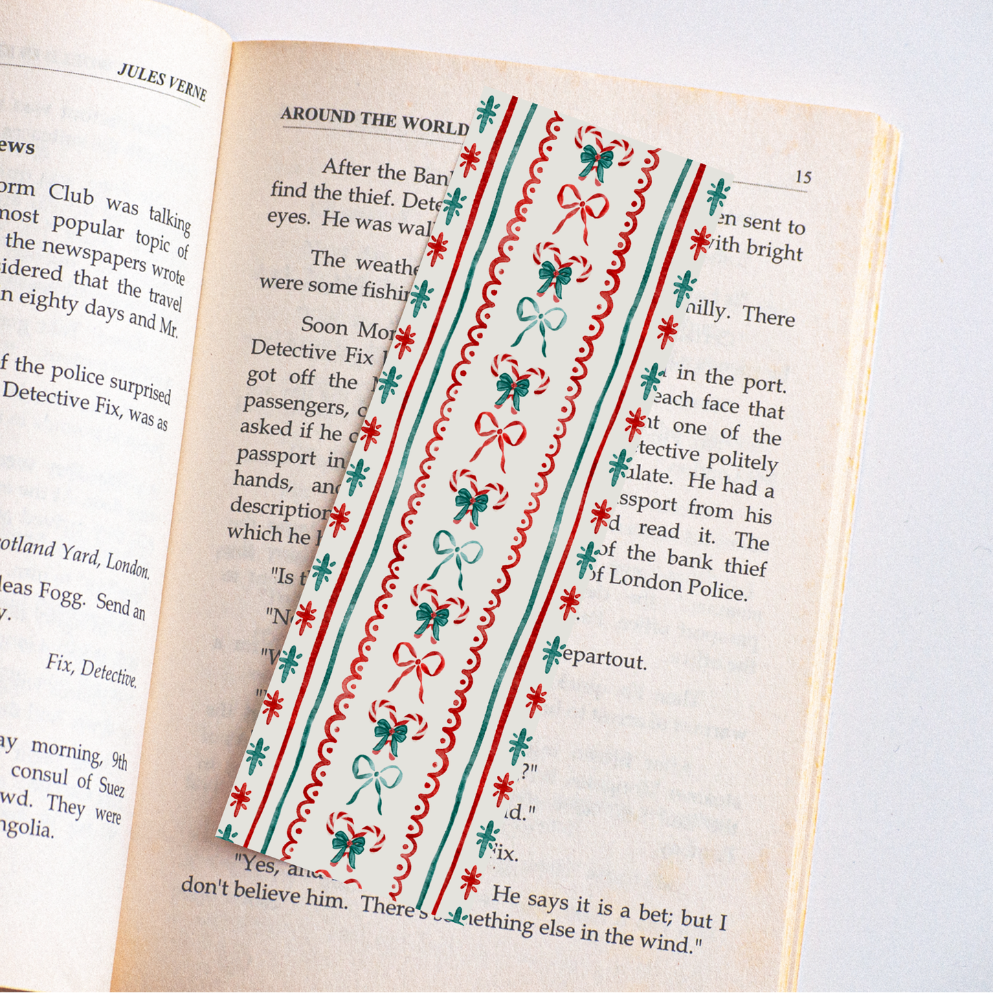 Bows / With Tassel Christmas Bookmarks