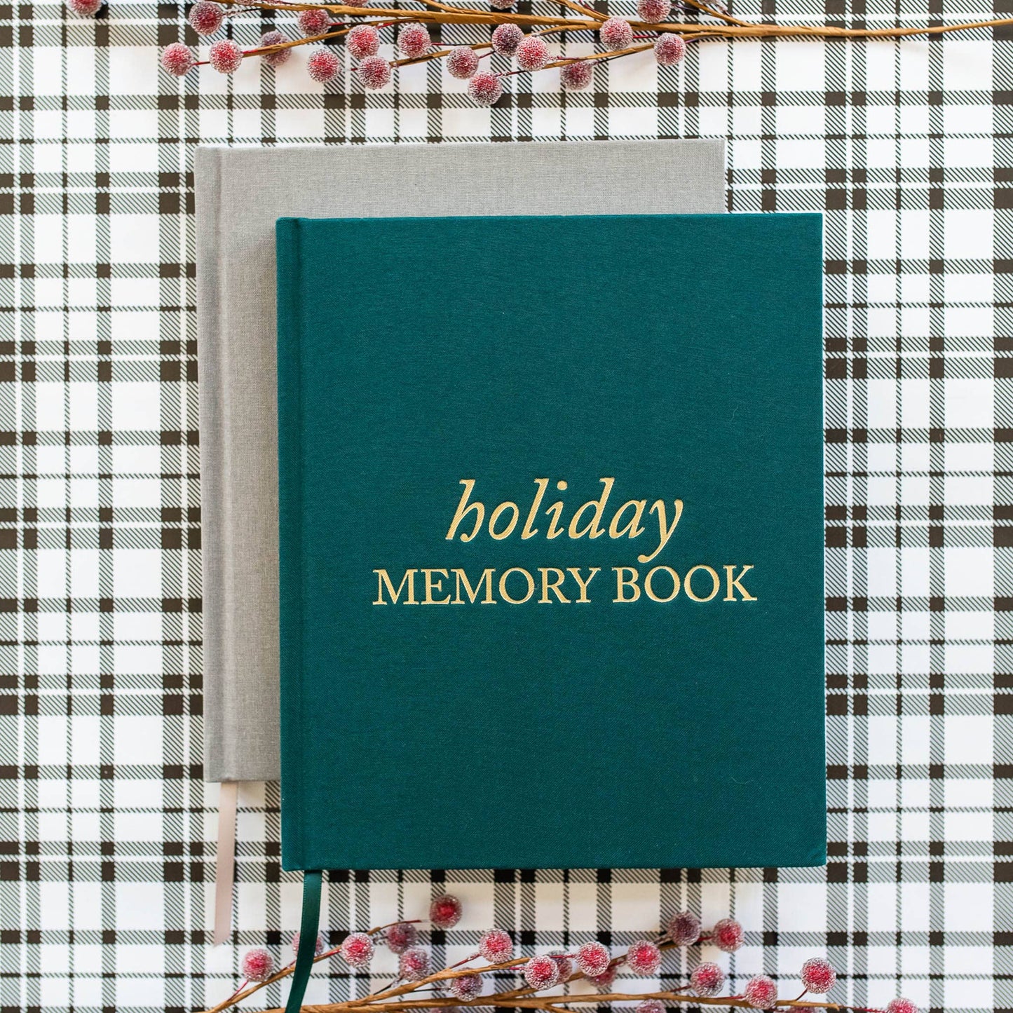 Holiday Memory Book & Family Keepsake | Memory Scrapbook: Emerald